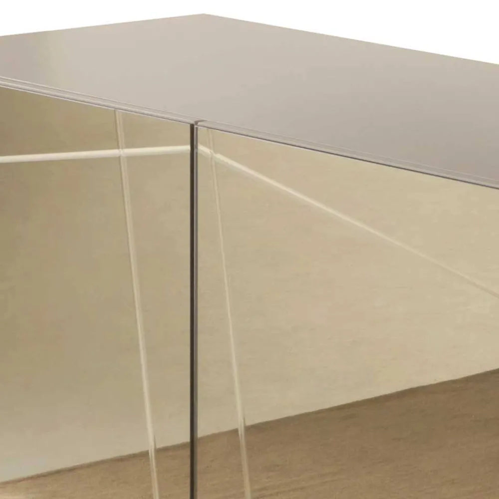 Wohnen Sideboards<Sideboard in Taupe und Bronze Spiegelglas - Lotivera