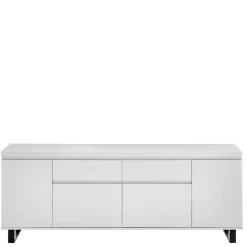 Wohnen Sideboards<Sideboard in Weiß mit Schwarz - Atela