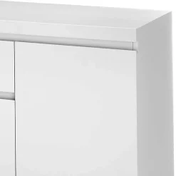 Wohnen Sideboards<Sideboard in Weiß mit Schwarz - Atela