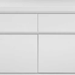 Wohnen Sideboards<Sideboard in Weiß mit Schwarz - Atela