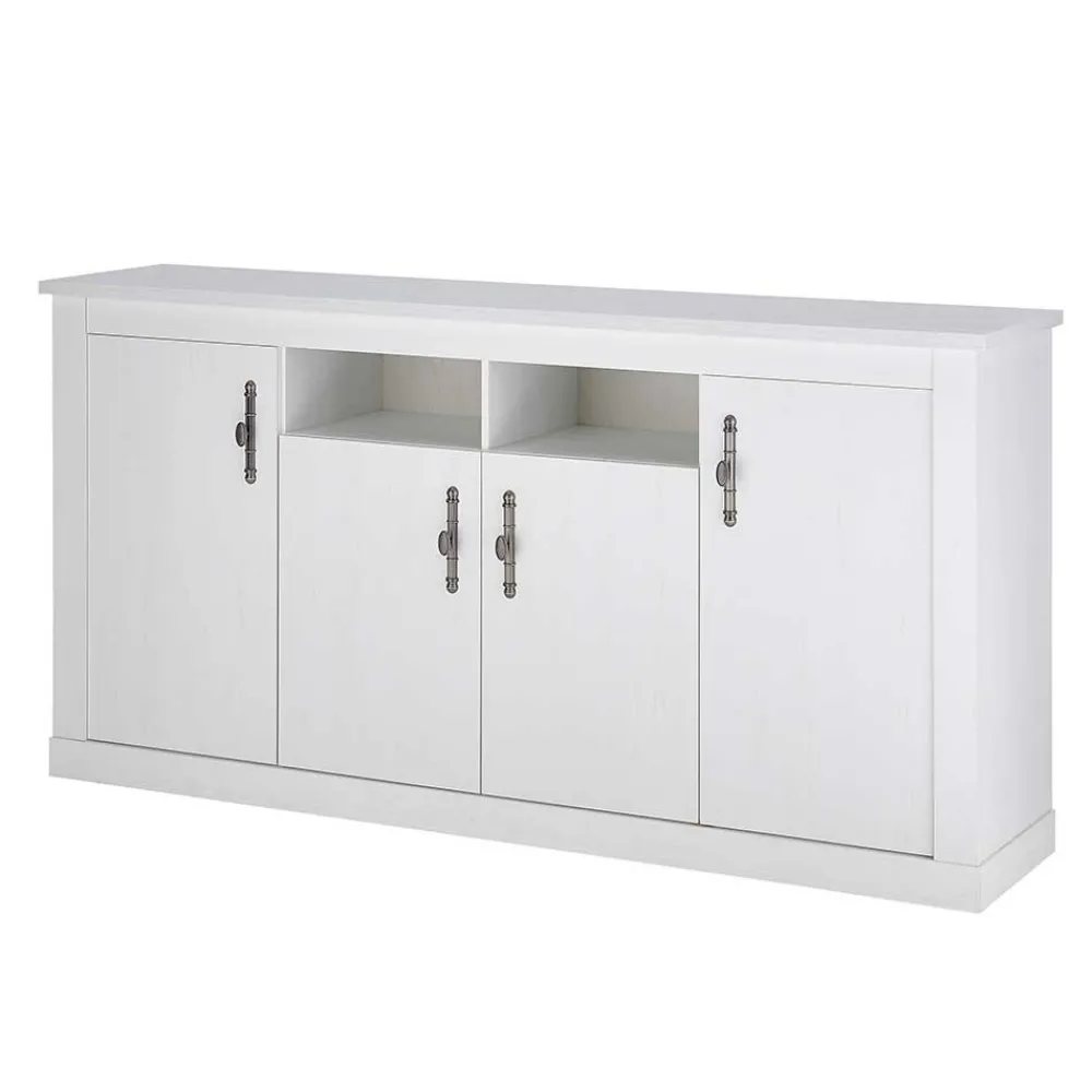 Wohnen Sideboards<Sideboard in weißer Holzoptik Pinie - Liancos