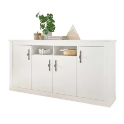 Wohnen Sideboards<Sideboard in weißer Holzoptik Pinie - Liancos