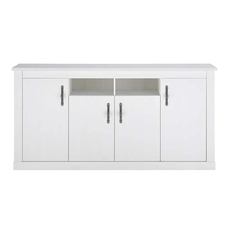 Wohnen Sideboards<Sideboard in weißer Holzoptik Pinie - Liancos