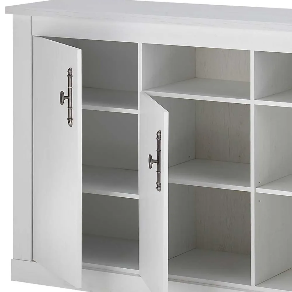 Wohnen Sideboards<Sideboard in weißer Holzoptik Pinie - Liancos