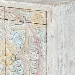 Wohnen Sideboards<Sideboard in White Wash und Pastellfarben - Cranita