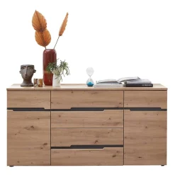 Wohnen Sideboards<Sideboard in Wildeiche & Dunkelgrau - Kuetra