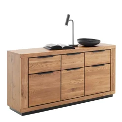 Wohnen Sideboards<Sideboard in Wildeiche mit Schwarz - Vlacoma