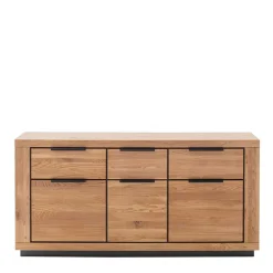 Wohnen Sideboards<Sideboard in Wildeiche mit Schwarz - Vlacoma