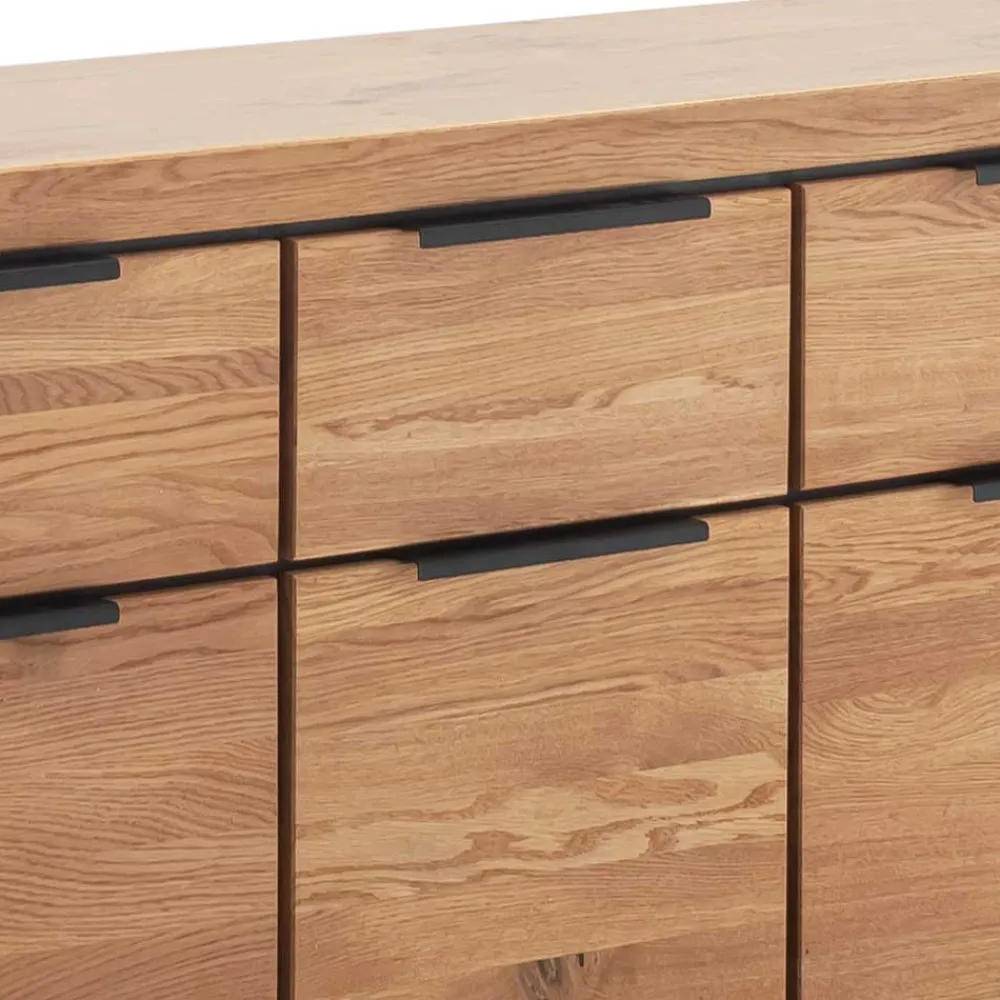 Wohnen Sideboards<Sideboard in Wildeiche mit Schwarz - Vlacoma