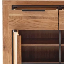 Wohnen Sideboards<Sideboard in Wildeiche mit Schwarz - Vlacoma