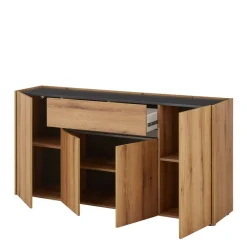 Wohnen Sideboards<Sideboard in Wildeiche Optik und Anthrazit - Colomania
