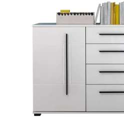 Wohnen Sideboards<Sideboard Jetongos in Weiß Hochglanz