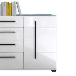 Wohnen Sideboards<Sideboard Jetongos in Weiß Hochglanz