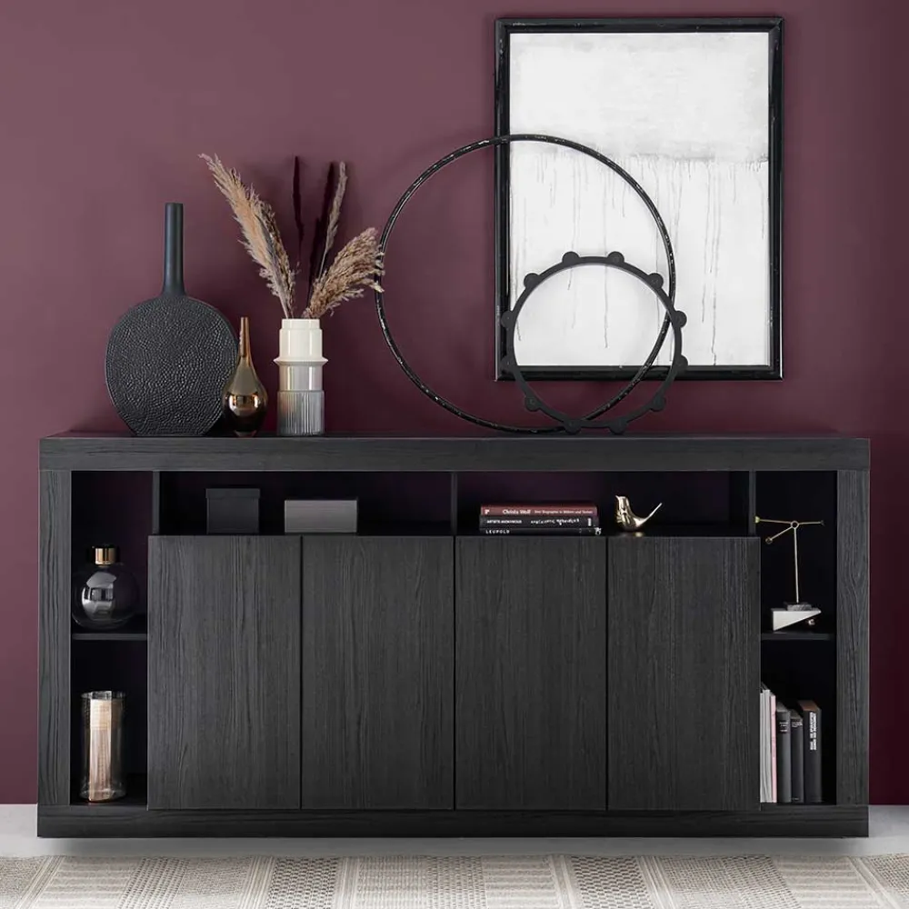 Wohnen Sideboards<Sideboard mit 6 Fächern & 4 Türen - Bihar