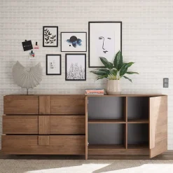 Wohnen Sideboards<Sideboard mit 3 Schubladen & 2 Türen - Basento I