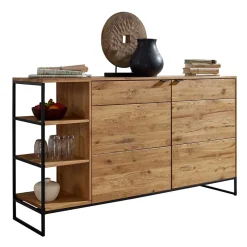 Wohnen Sideboards<Sideboard mit 2 Türen & Regal 150x85x40 cm - Varzado