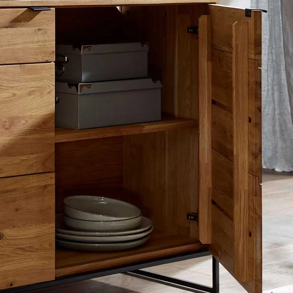 Wohnen Sideboards<Sideboard mit 2 Türen & Regal 150x85x40 cm - Varzado