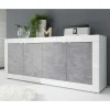 Wohnen Sideboards<Sideboard mit 4 Türen in Beton Optik - Narandu