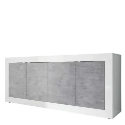 Wohnen Sideboards<Sideboard mit 4 Türen in Beton Optik - Narandu