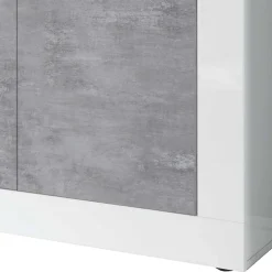 Wohnen Sideboards<Sideboard mit 4 Türen in Beton Optik - Narandu