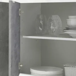 Wohnen Sideboards<Sideboard mit 4 Türen in Beton Optik - Narandu