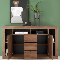 Wohnen Sideboards<Sideboard mit drei Schubladen & sechs Fächern - Cosmonata