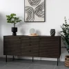 Wohnen Sideboards<Sideboard mit dunklem Furnier in Braun - Wega