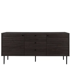 Wohnen Sideboards<Sideboard mit dunklem Furnier in Braun - Wega