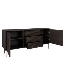 Wohnen Sideboards<Sideboard mit dunklem Furnier in Braun - Wega