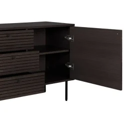 Wohnen Sideboards<Sideboard mit dunklem Furnier in Braun - Wega