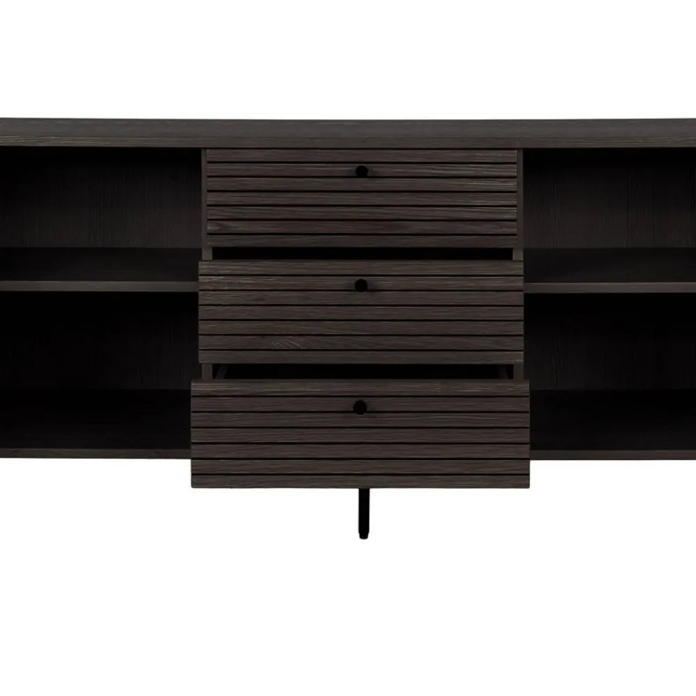 Wohnen Sideboards<Sideboard mit dunklem Furnier in Braun - Wega