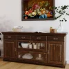 Wohnen Sideboards<Sideboard mit Glas im Kolonialstil - Jurcavs