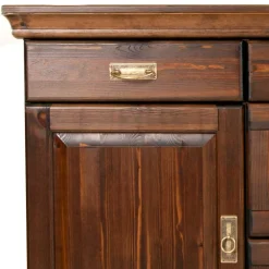 Wohnen Sideboards<Sideboard mit Glas im Kolonialstil - Jurcavs