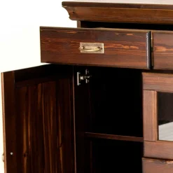Wohnen Sideboards<Sideboard mit Glas im Kolonialstil - Jurcavs