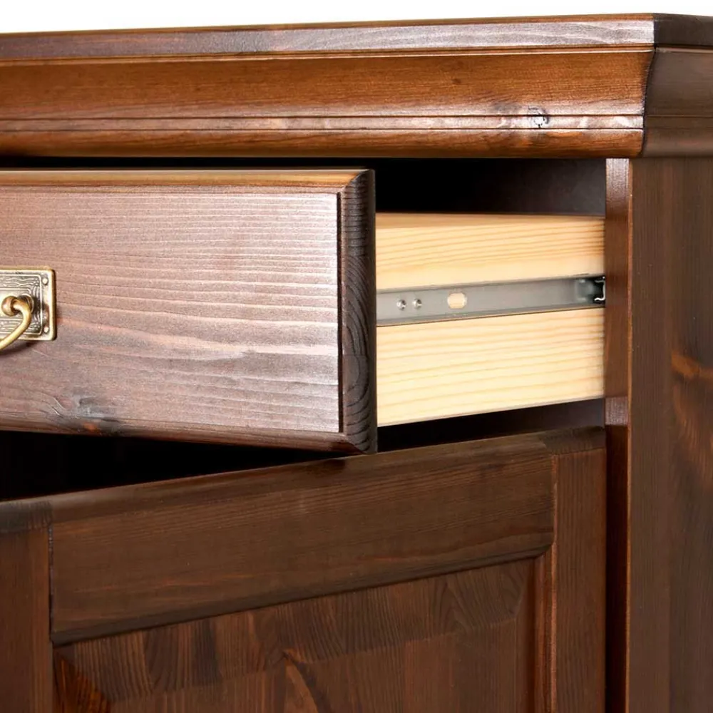 Wohnen Sideboards<Sideboard mit Glas im Kolonialstil - Jurcavs