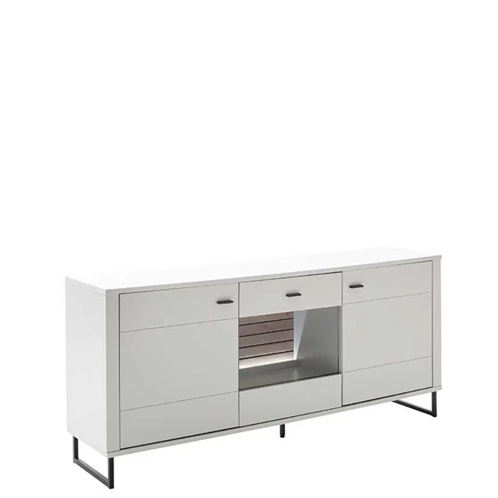 Wohnen Sideboards<Sideboard mit Glaseinsatz modern - Varzino