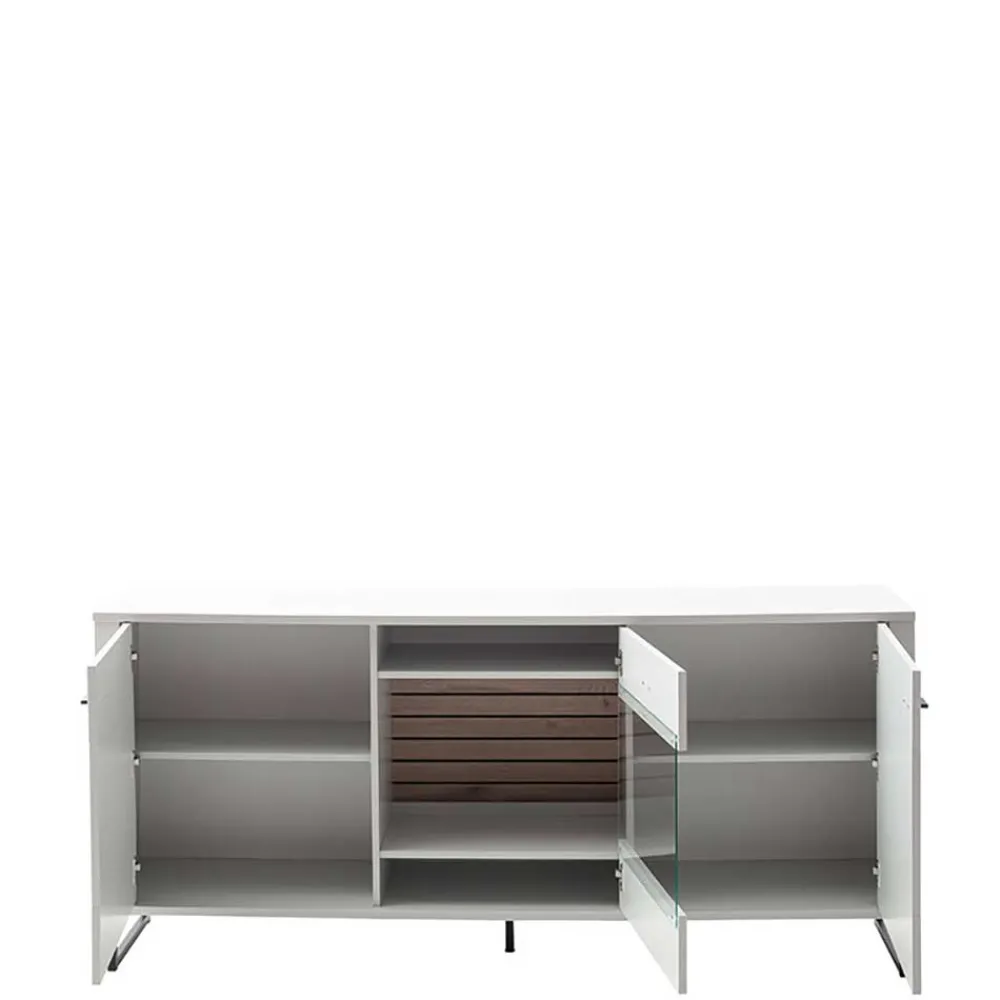 Wohnen Sideboards<Sideboard mit Glaseinsatz modern - Varzino