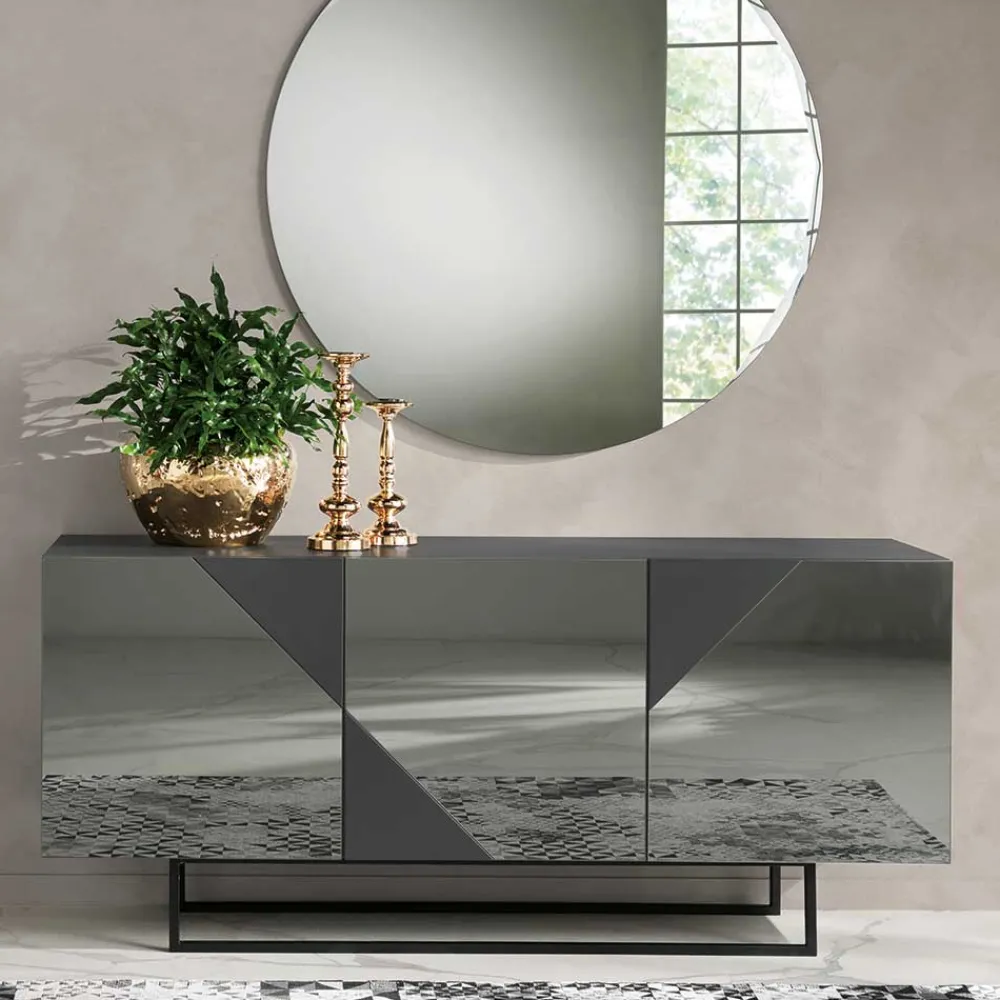 Wohnen Sideboards<Sideboard mit rauchgrauem Spiegelglas - Razepta