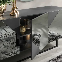 Wohnen Sideboards<Sideboard mit rauchgrauem Spiegelglas - Razepta
