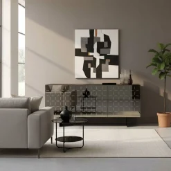 Wohnen Sideboards<Sideboard mit rauchgrauer Spiegelfront - Garecio