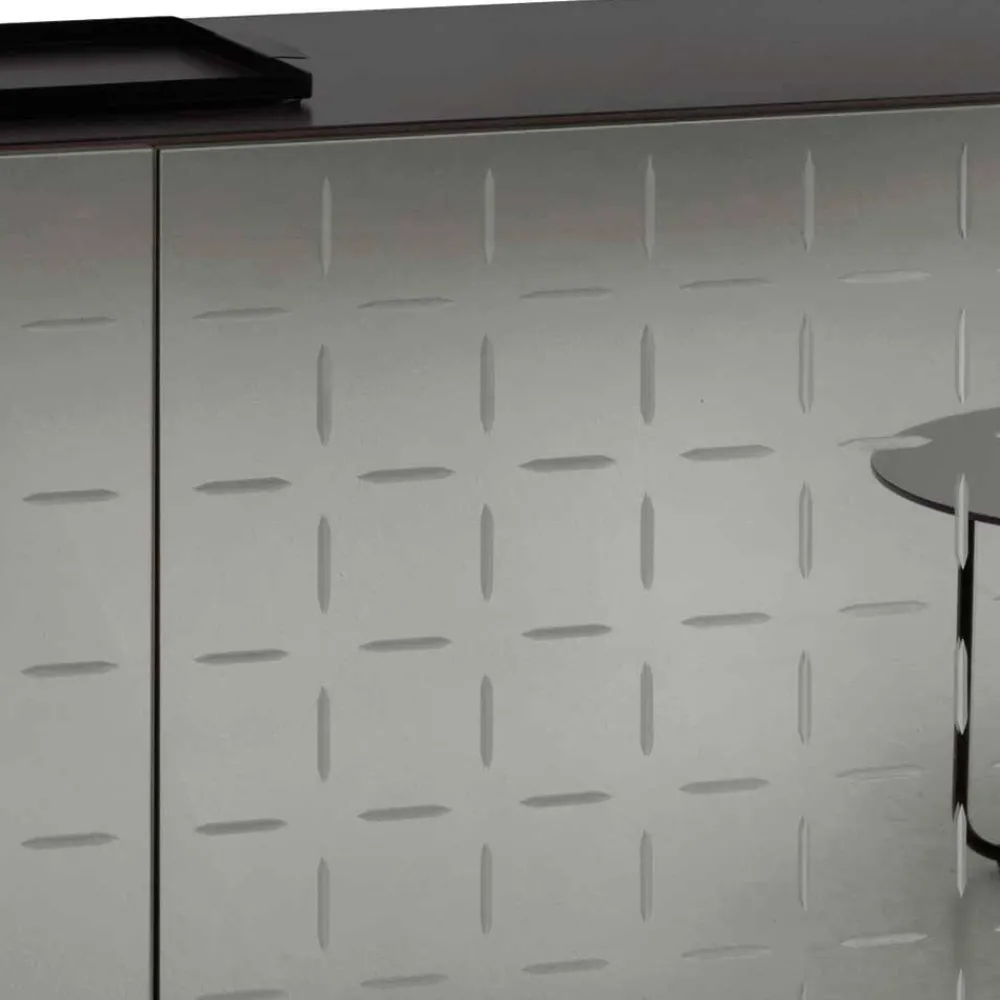 Wohnen Sideboards<Sideboard mit rauchgrauer Spiegelfront - Garecio
