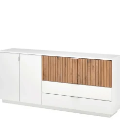 Wohnen Sideboards<Sideboard mit Sockel in Weiß - Miloris