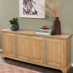 Wohnen Sideboards<Sideboard mit vier Türen aus Kiefer massiv - Noellisa