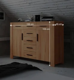 Wohnen Sideboards<Sideboard Mosniak aus Kernbuche Massivholz