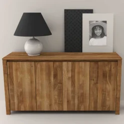 Wohnen Sideboards<Sideboard Nadalia aus Wildeiche Massivholz