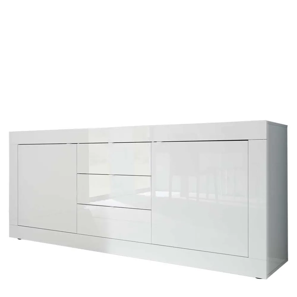 Wohnen Sideboards<Sideboard Sogno in Hochglanz Weiß