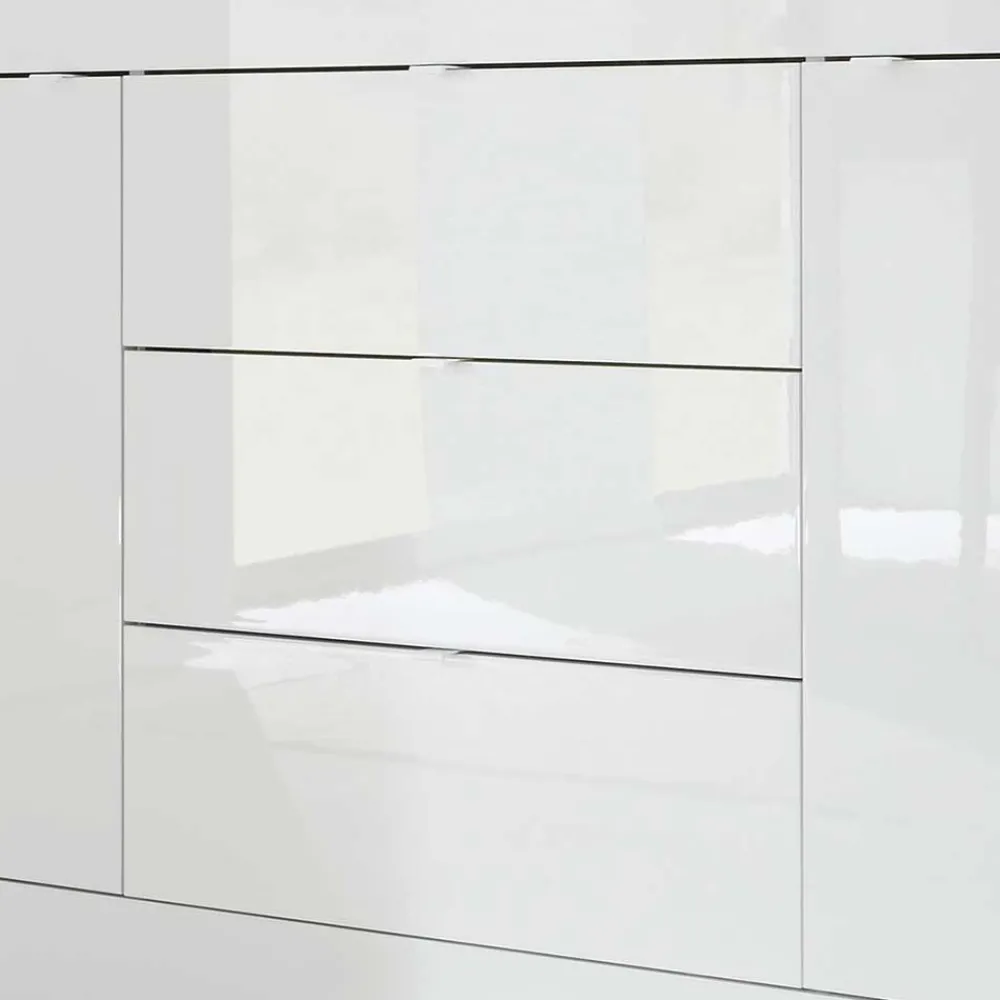 Wohnen Sideboards<Sideboard Sogno in Hochglanz Weiß