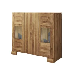 Wohnen Sideboards<Sideboard Vaskov aus Wildeiche massiv geölt