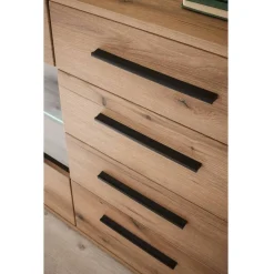 Wohnen Sideboards<Sideboard Vitrine in Eiche Dekor - Brocus