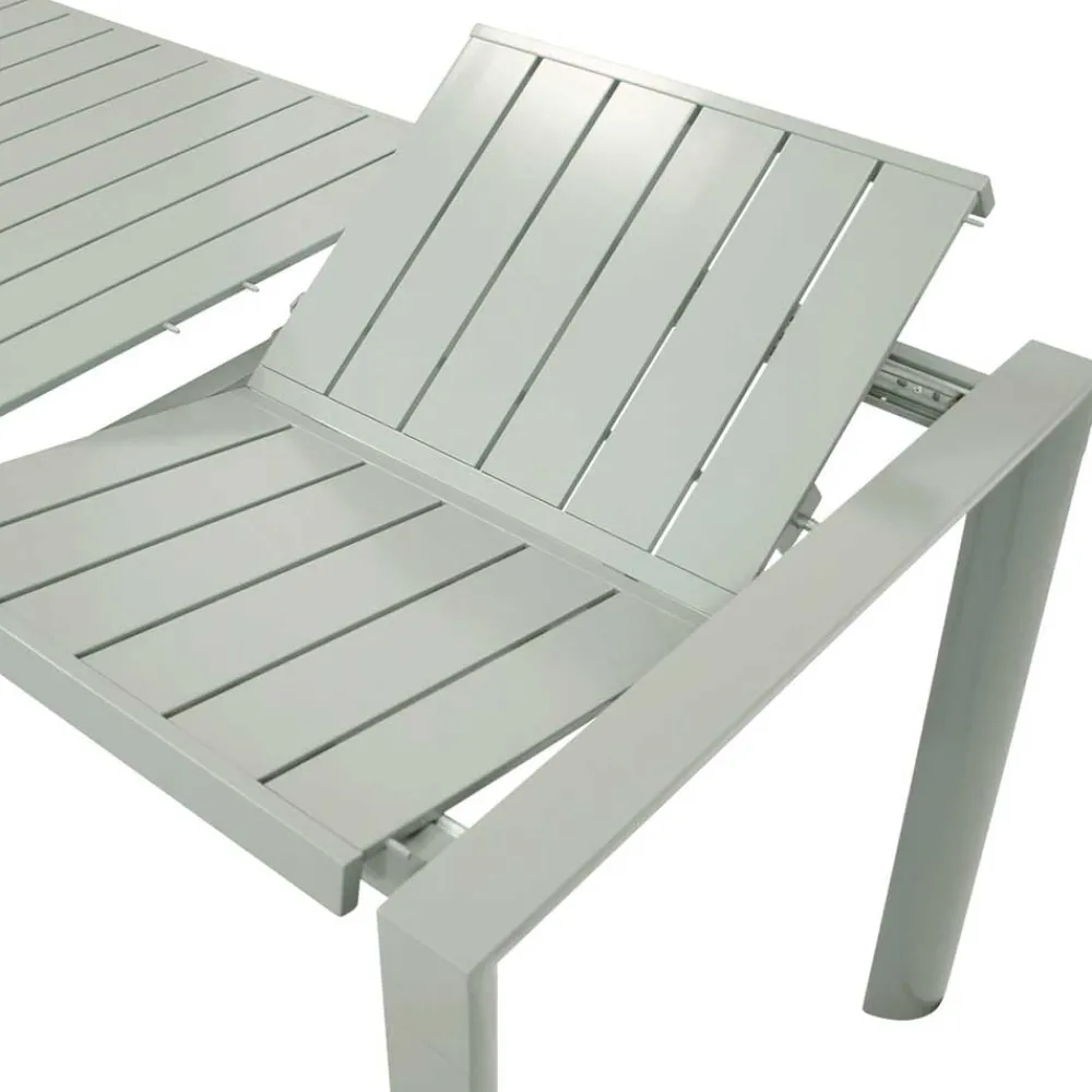 Wohnen Tische<Silbergrauer Gartentisch mit Front Butterflyauszug - Sergio